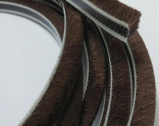 High Quality Mohair Wool Pile Weather Strip for Sliding Doors