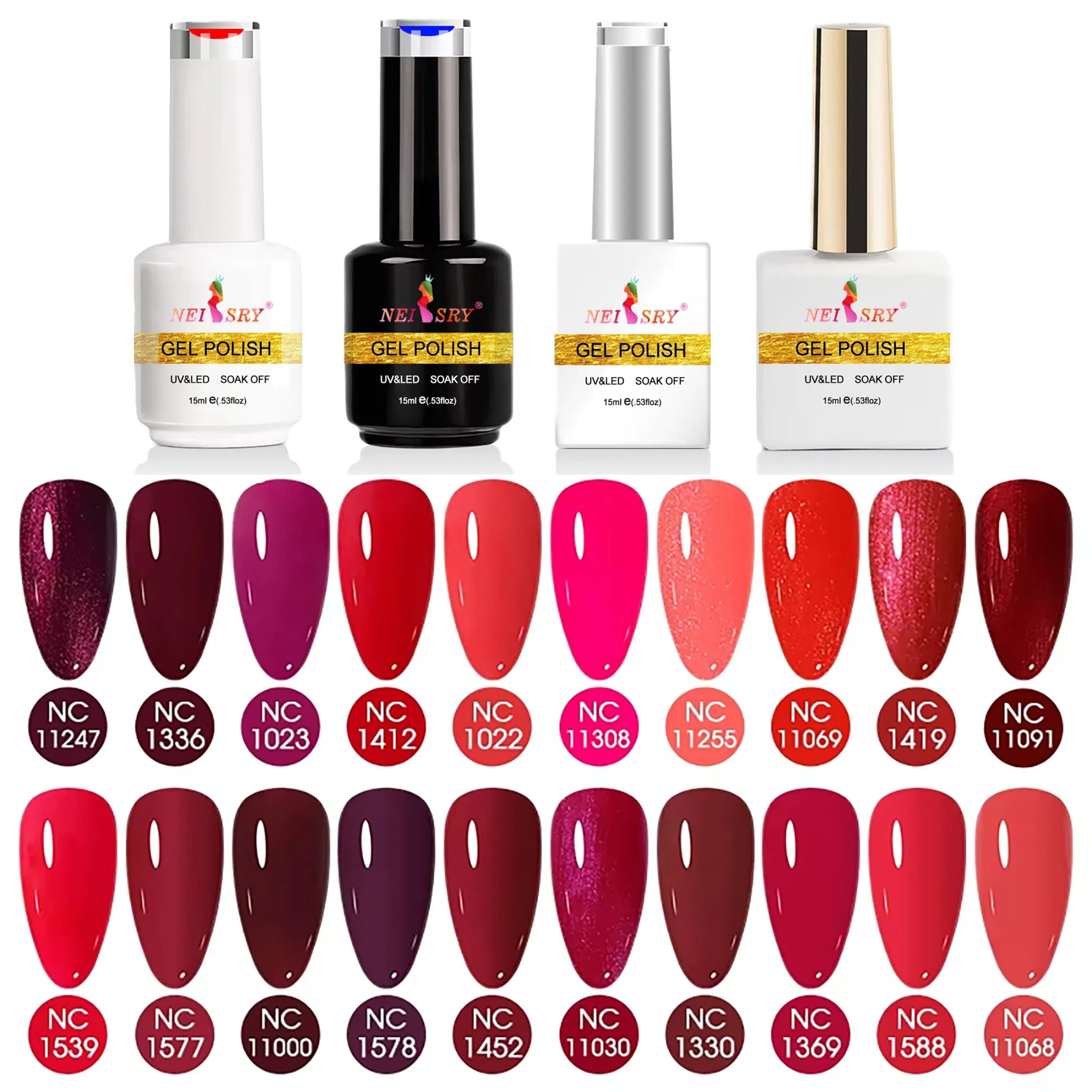 Neissry Solid Nail Gel Gel Nail Polish Hema Free Gel Nail Color Nail Gel for Long-Lasting Shine