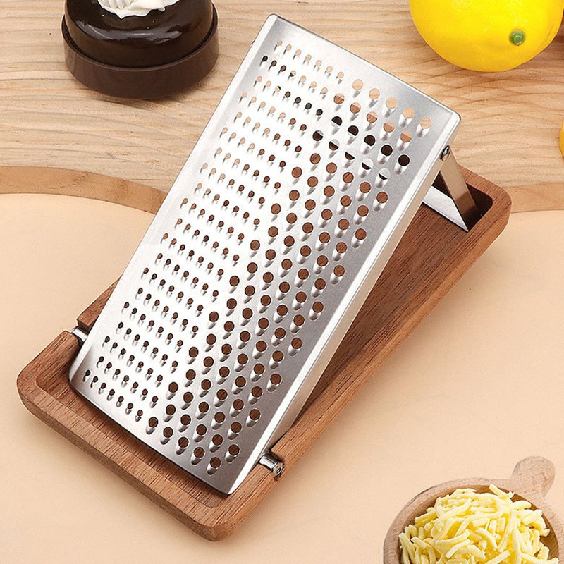 Тёрка для сыра и овощей из нержавеющей стали с подставкой