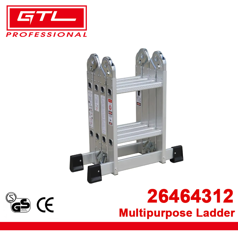3.6m Aluminum 4X3 12steps Multi Purpose Folding Ladder (26464312)