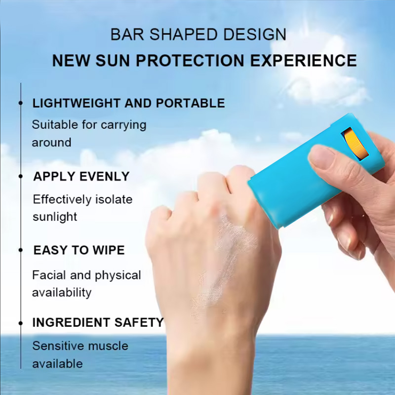 Private Label Sun Block Stick Organic Vegan Sunscreen Korean Waterproof Matte SPF 50 Face Sunscreen Stick