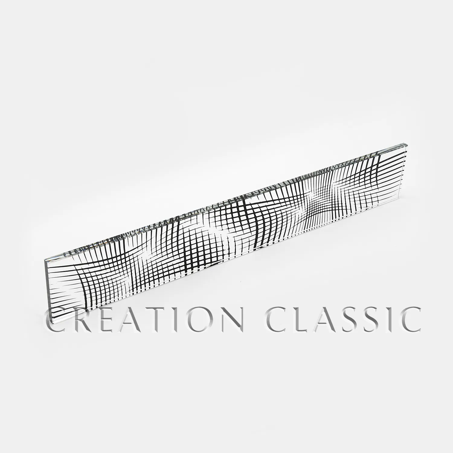 4mm Clear Deep Acid Etched Frosted Glass for Hotel Adornment