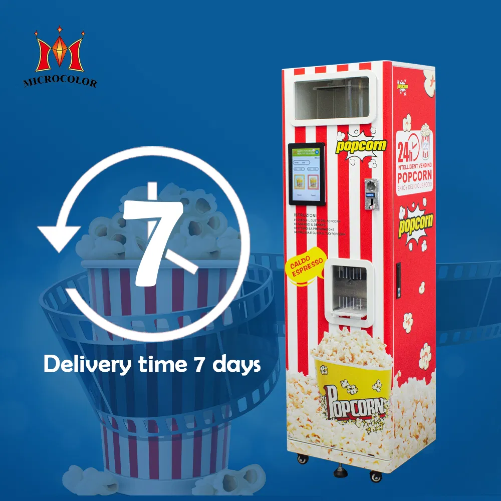 Wholesale Price Popcorn Making Maker Machine Commercial Automatic Popcorn Vending Machine for Sale