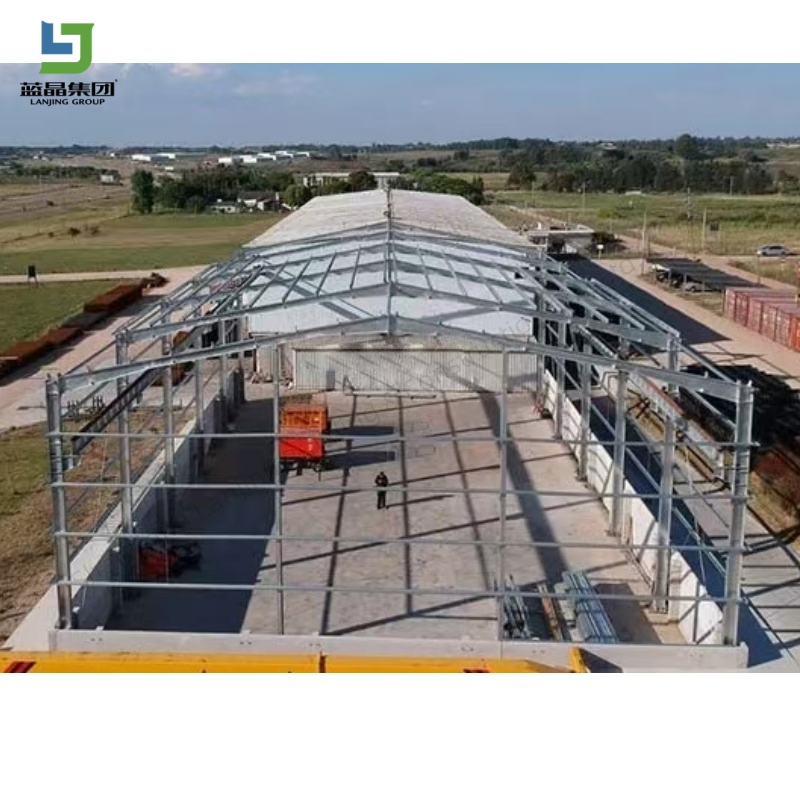 Simple Rapid Installation Prefab Green Multi-Use Customized Light Structural Steel Structure Building Workshop Warehouse Storage Warehouse Shed