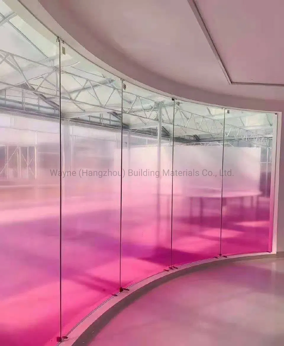 10mm Frost Acid Etched Tempered Glass for Shower Glass Door