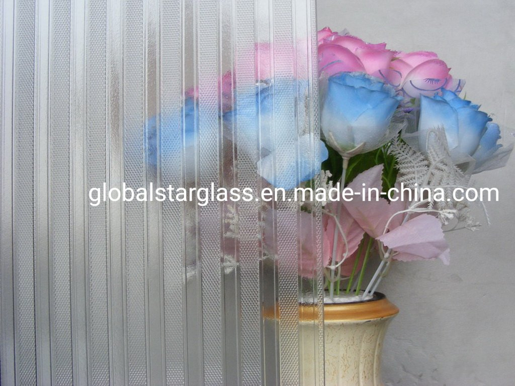 3-6mm Clear/ Ultra Clear Figured Glass with Pattern Bronze/Gray/Grey/Green Blue Bamboo/Oceanic/Wooven/Mayflower/Nashiji/Mistlite/Diamond Patterned Glass