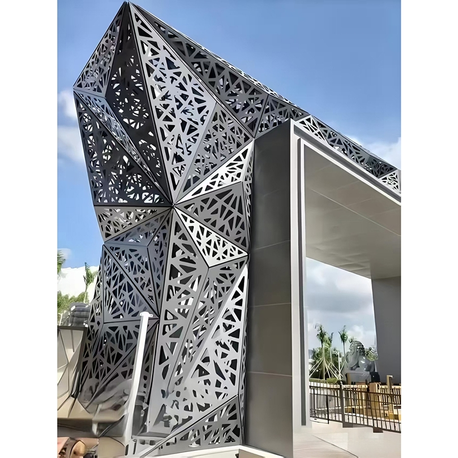 High Quality Panel Thickness 1.5/2/2.5/3/4/5/6mm Customized Building Aluminum Facade Cladding