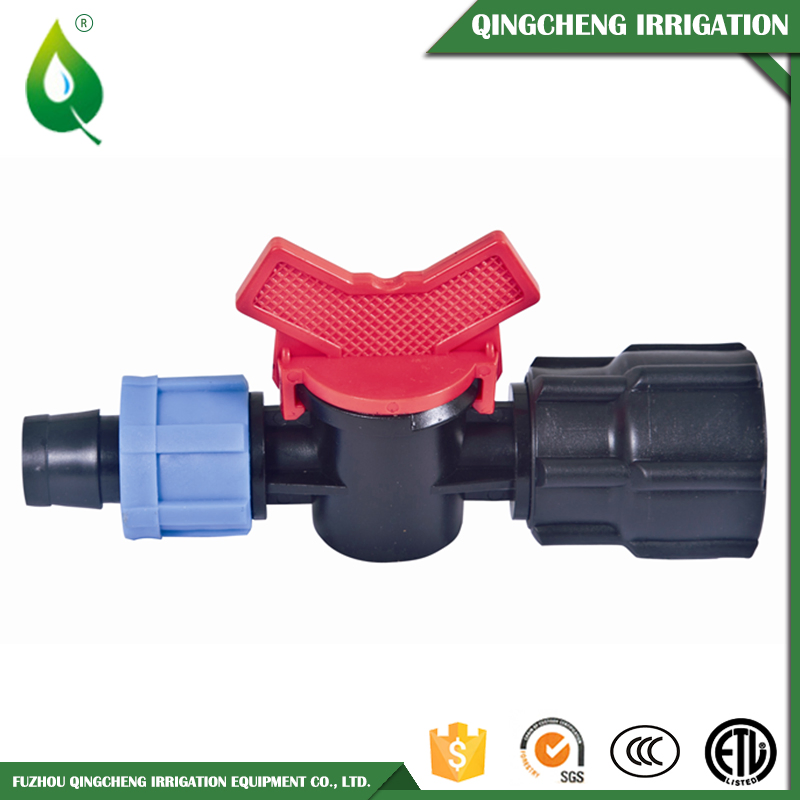 Driptape Irrigation Plastic Female Threaded End Ball Valve