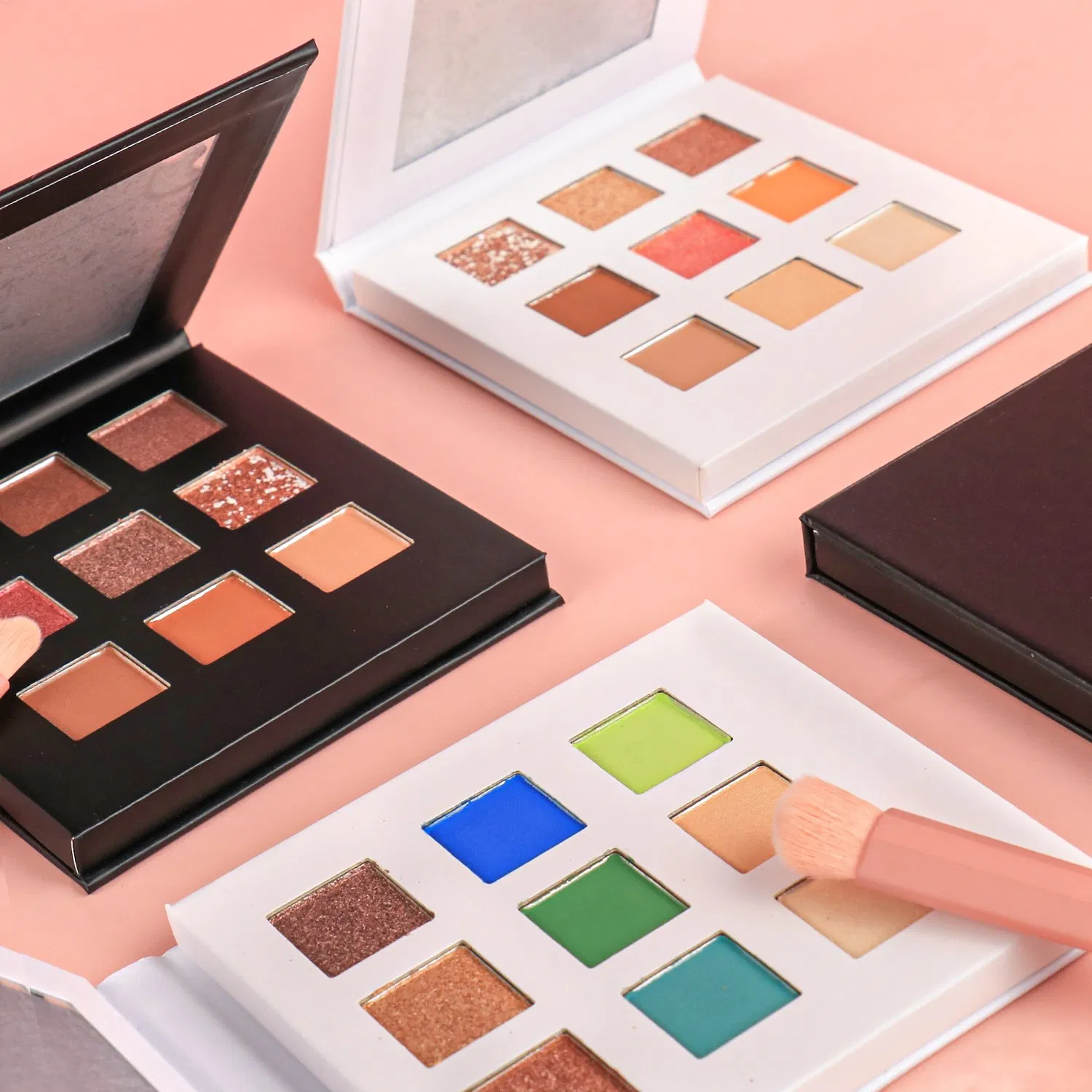 Customize Logo Black White High Quality Eye Shadow Palette