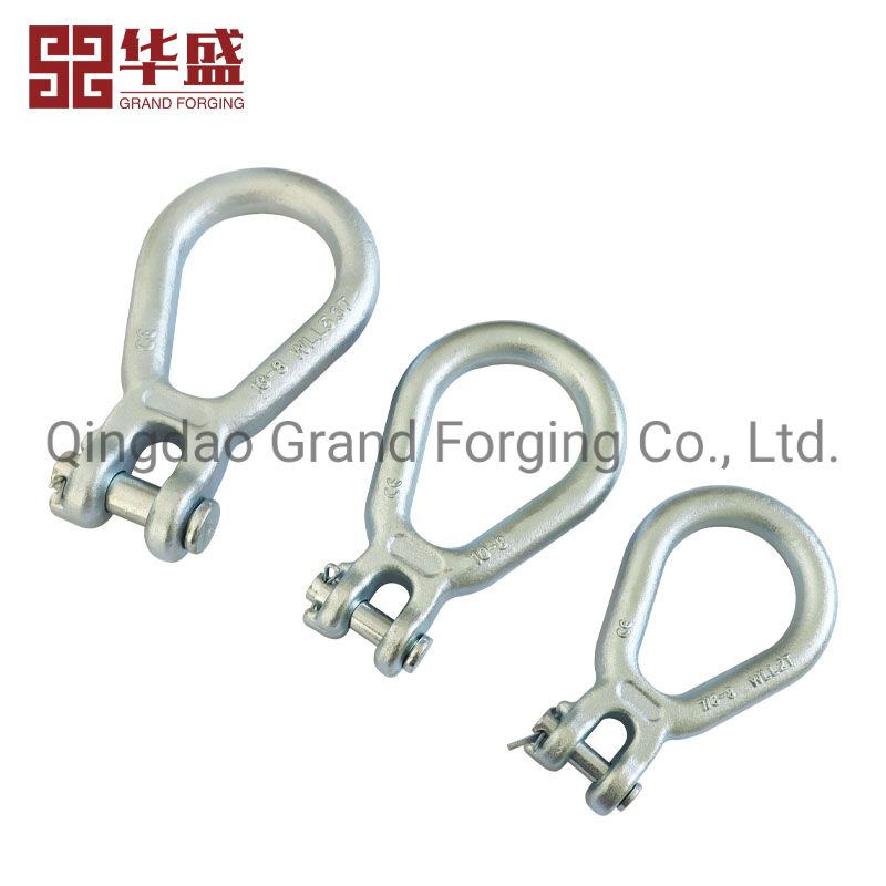 Hot Forging Galvanized Forged Steel 13-8′ ′ 10-8′ ′ 7/8-8′ ′ Clevis Pear Shape Link