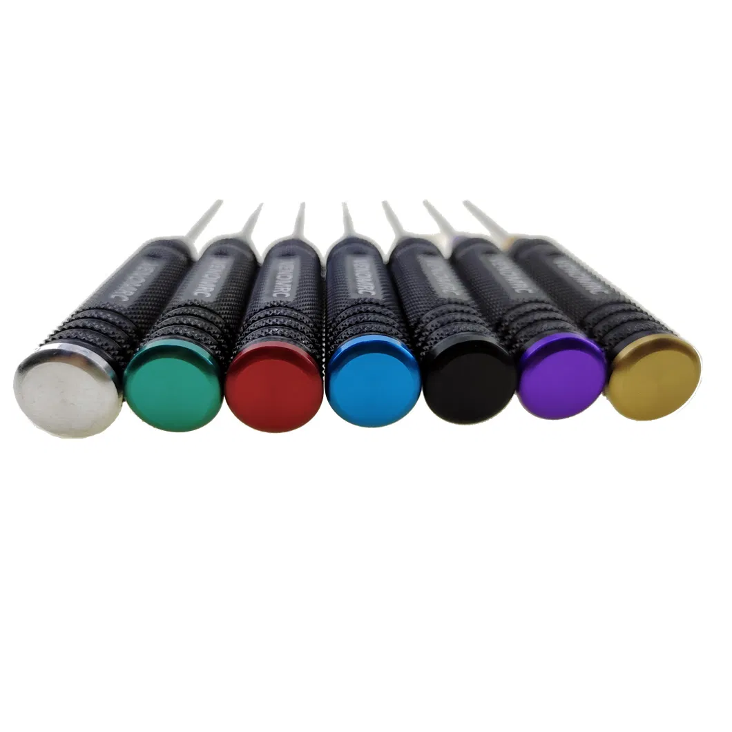 7 Color Caps HSS Hex Wrencher Screwdriver for RC Car/Helicopter