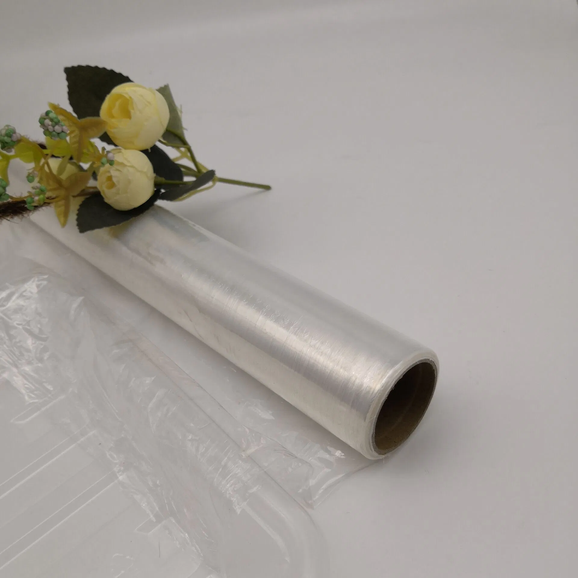 Large Plastic Non PVC Cling Wrap Roll PLA Reusable Cling Film