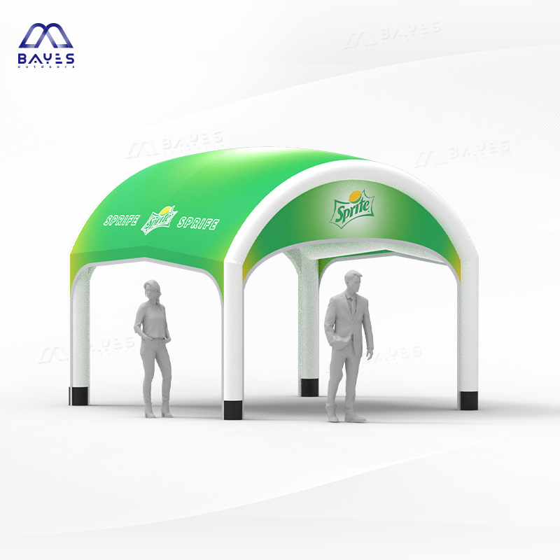 Custom Logo Windproof Portable Inflatable N-Shaped Sport Event Tent