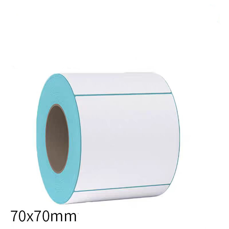 White Self-Adhesive Label Paper Roll for Supermarket Labels
