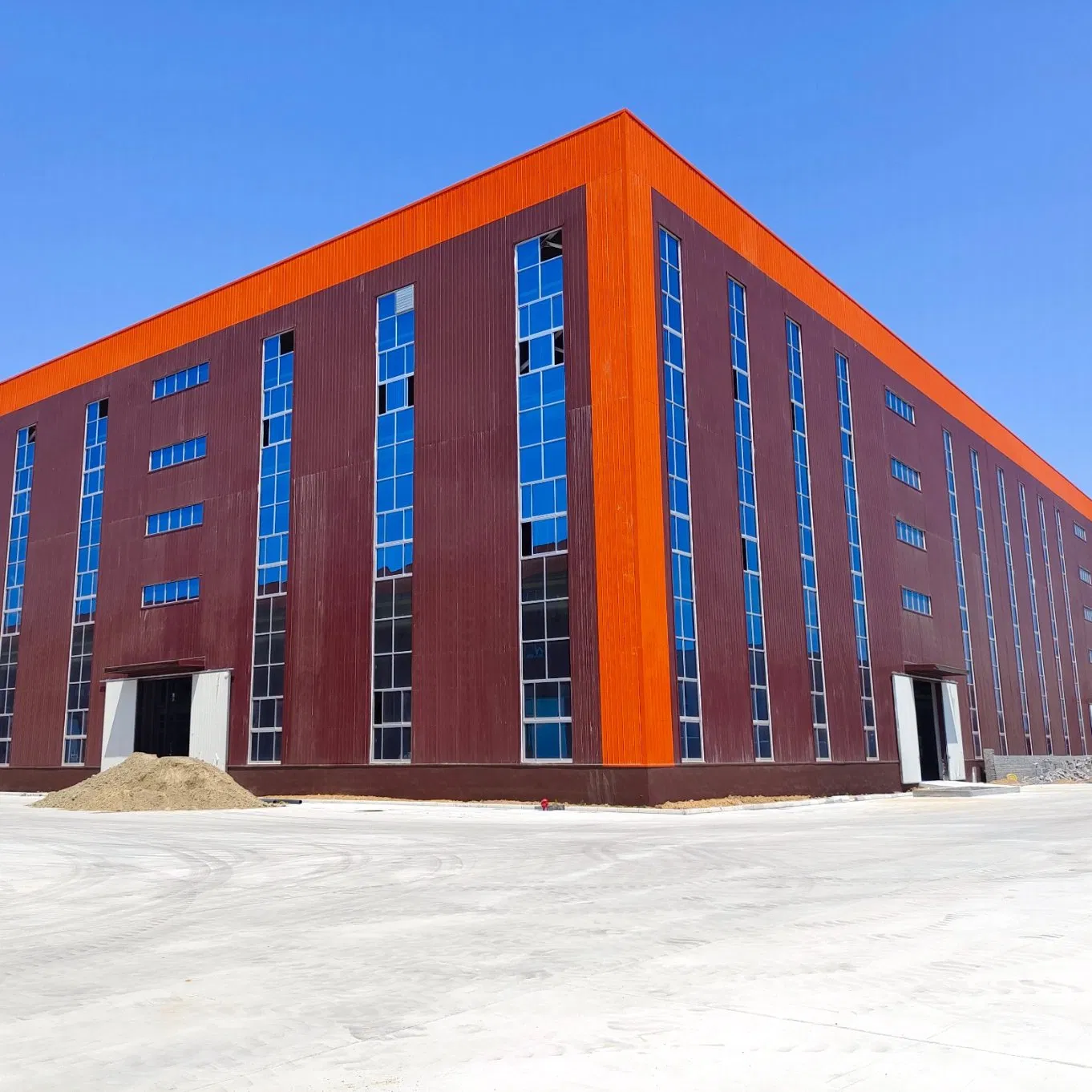 Prefabricated Steel Structure Frame Commercial Office Building, Shopping Mall Building
