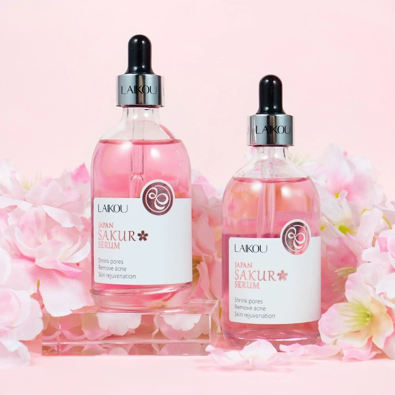 OEM Pink Peptide Collagen Ampoule Essence Niacinamide Skincare Serum