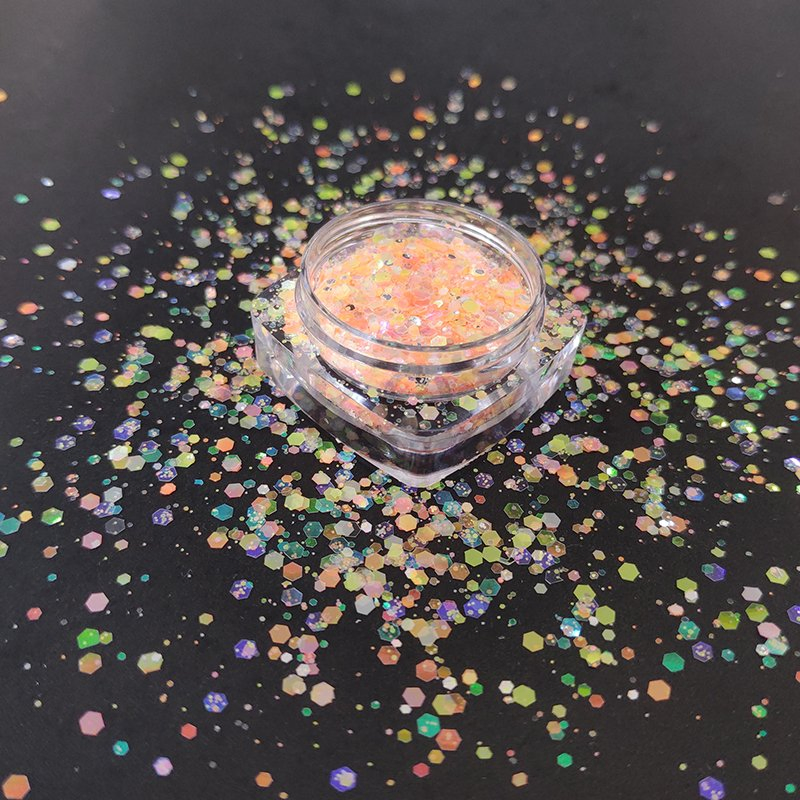 Luxury Neon Shining Holo Glitter Varnish Gel for Nail Art 29501d