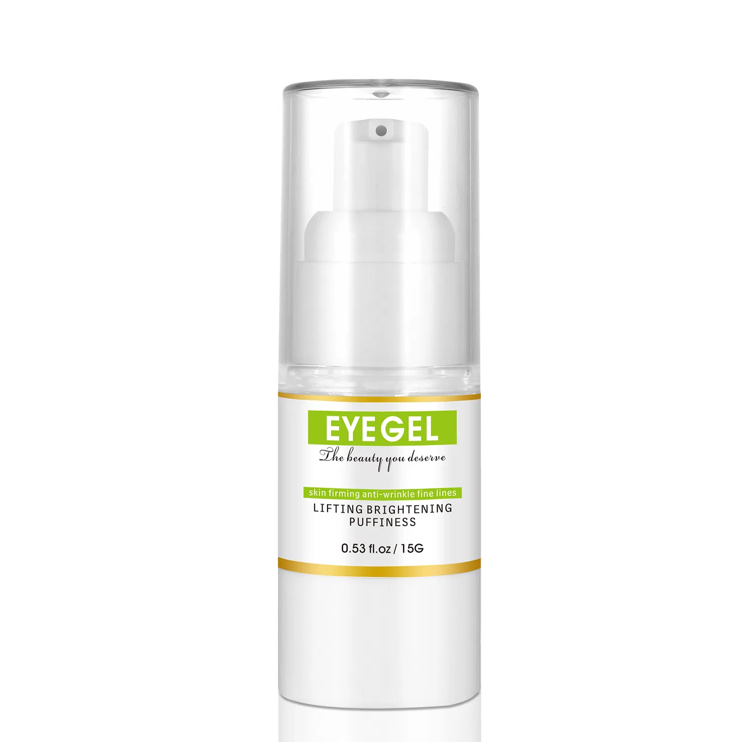 Custom Logo Dark Circles Puffiness Smooth Fine Lines Fragrance Free Hyaluronic Acid Collagen Under Eye Cream Gel