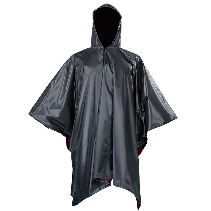Customized Color Printing Camou Poncho Cycling Rain Gear Camping Raincoat Supplier