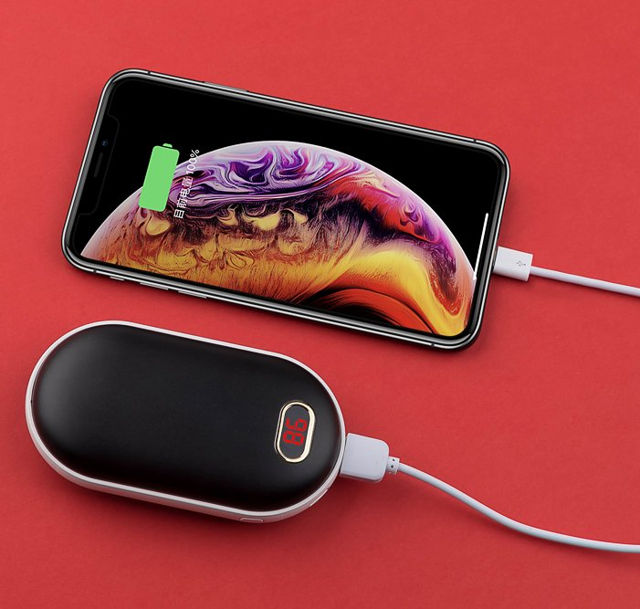 Customize Hand Warmer Reusable Power Bank Electric Gift Mobile USB Rechargeable Hand Portable Heater for Women Men