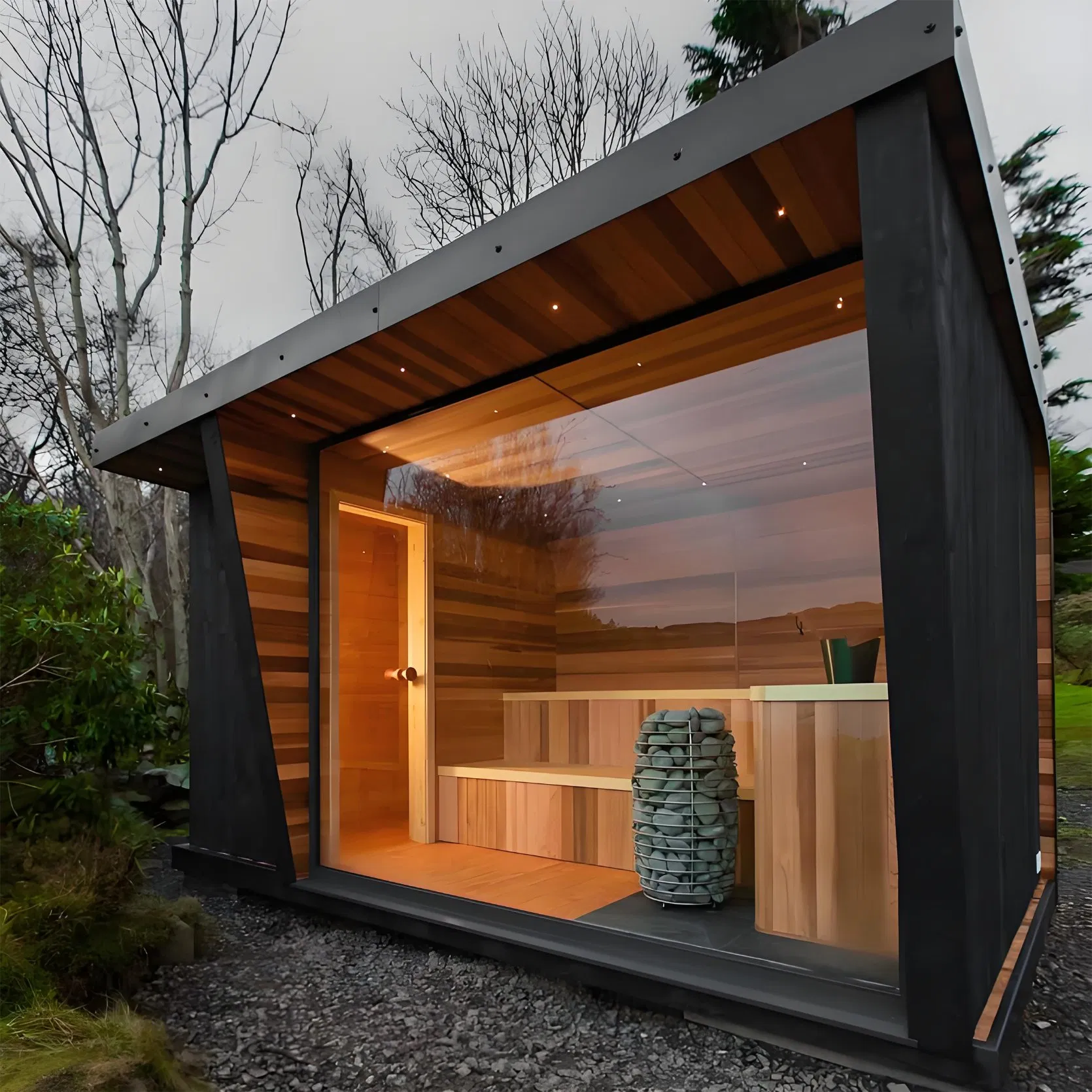 Инфракрасная сауна с панелью управления