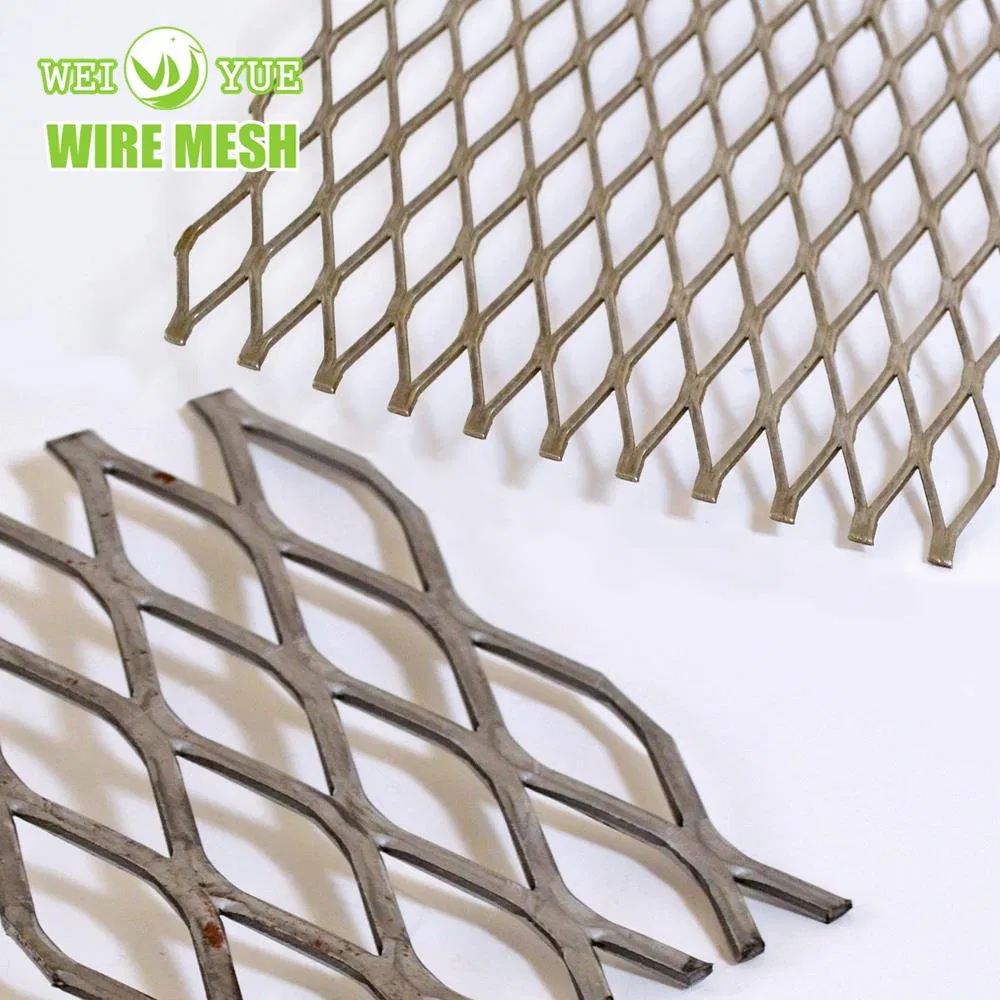 Heavy Duty Walkways Hexagonal Hole Flat Expanded Metal Mesh Sheet