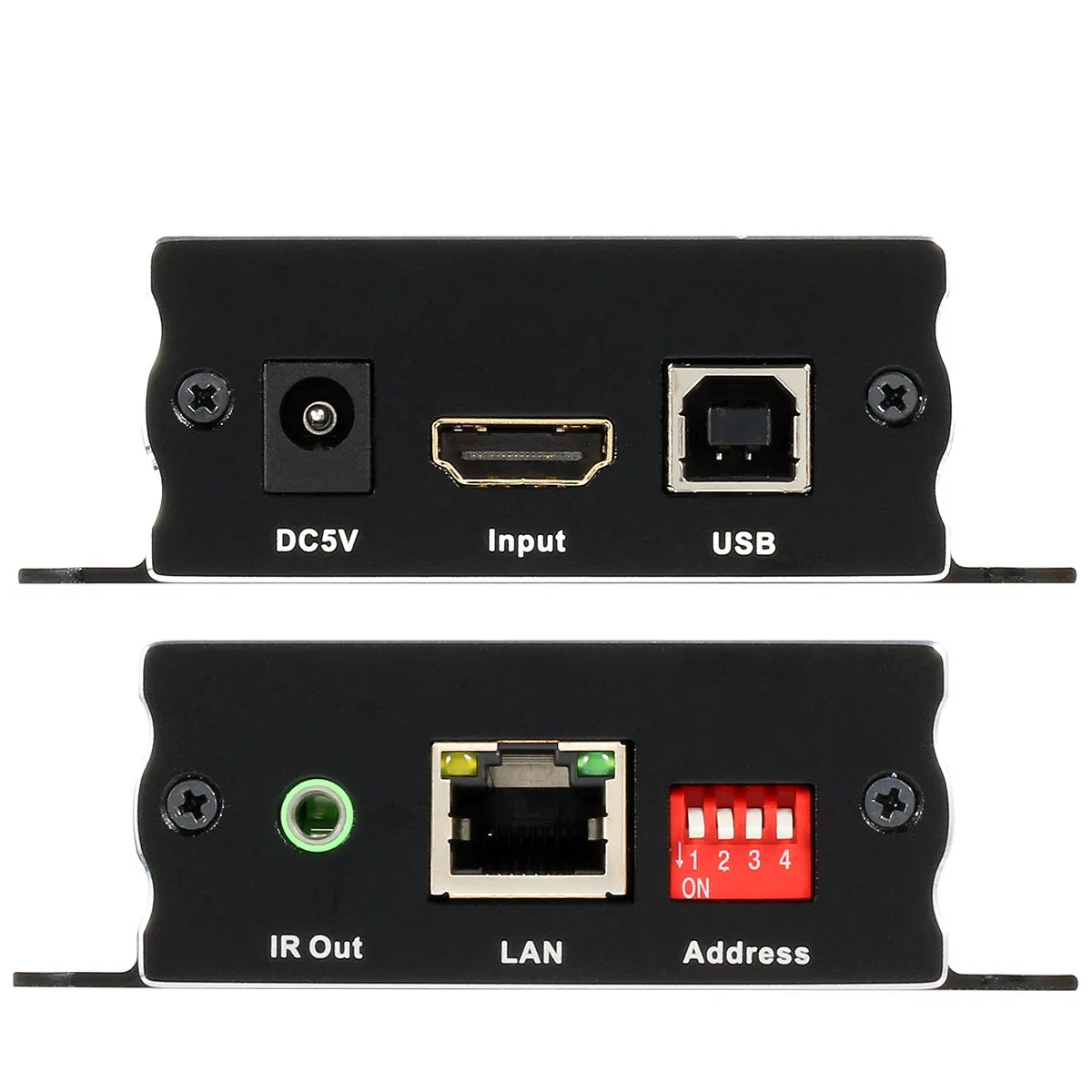USB Kvm Extender 2K Tx Rx HDMI IR Extender 100m Over IP Kvm Extender HDMI and USB