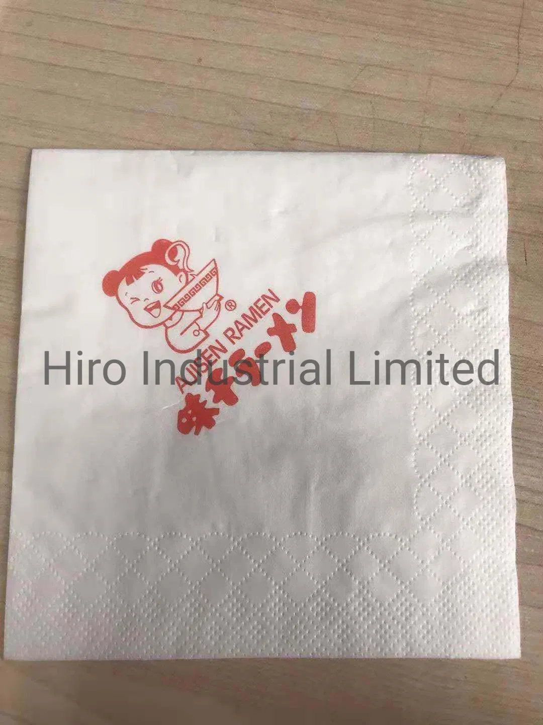 Customized Logo Colorful Napkin Papers for Restaurant and Home Use