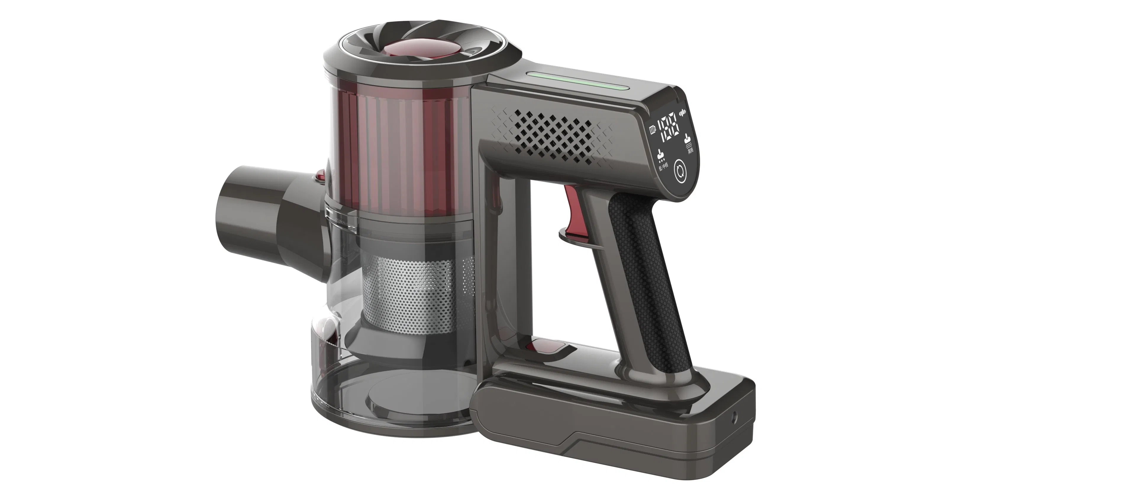 Powerful Cordless Vacuum Cleaner with LED Lights for Home