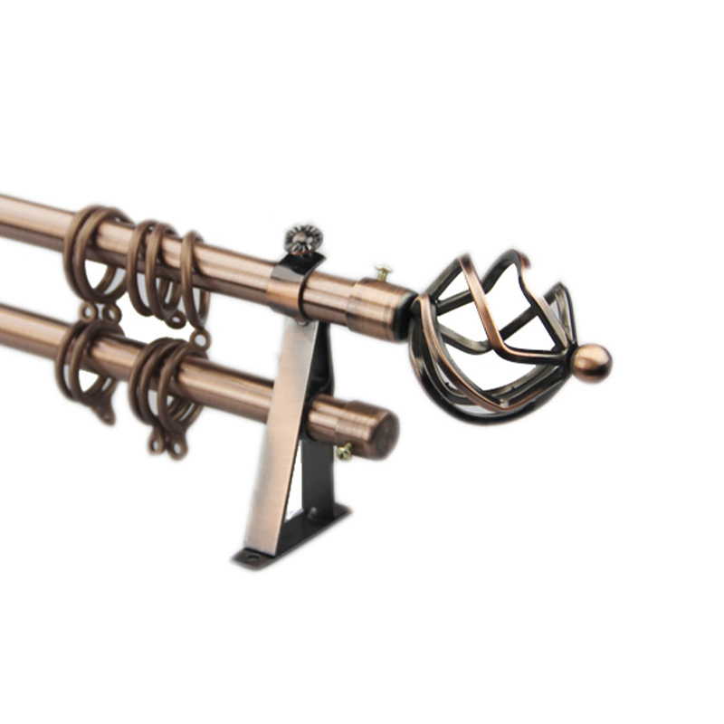 Curtains Rods Holder Metal Extendable Curtain Rod and Finials Curtain Rod