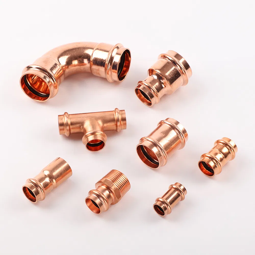 Copper Press Fitting Elbow 45 Degree Coupling Plumbing Connector Water Gas Pipe Fitting