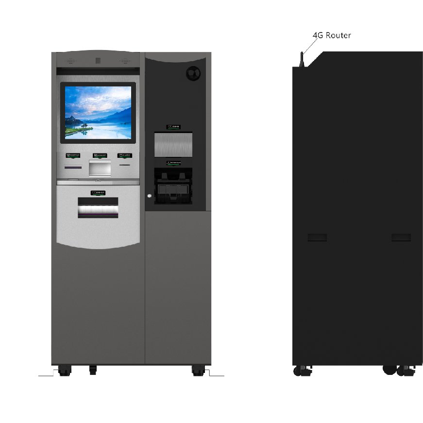 Casino Cash Dispenser Deposit Buy/Sale Bitcoin Cryptocurrency Exchange Kiosk with Best Software