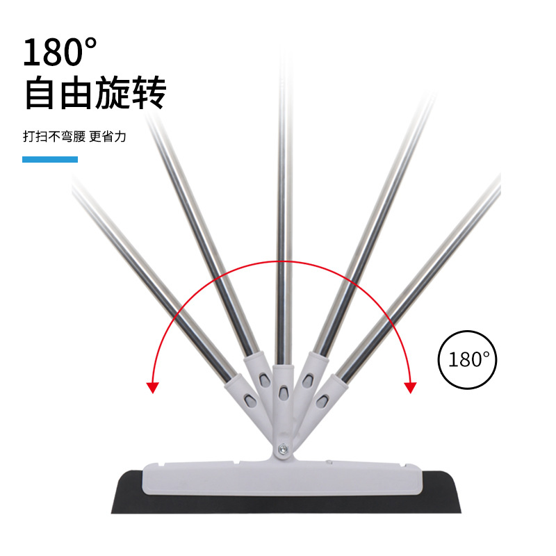 Magic Hair Scraper Hair Cleaner Bathroom Glass Floor Water Brush and Wiper