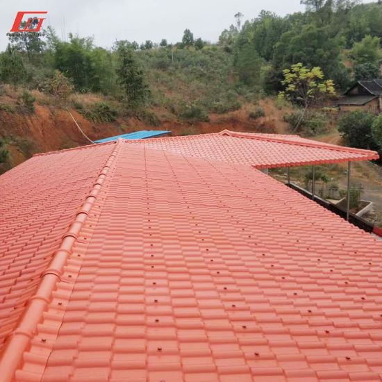 Popular ASA Synthetic Resin Roof Sheet Plastic Roofing Shingles