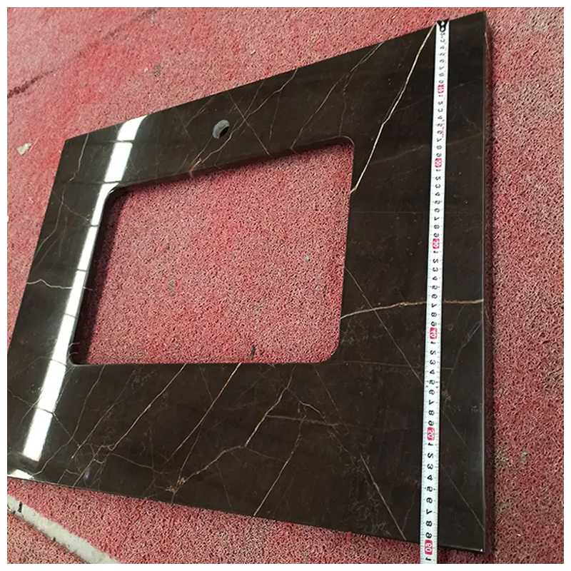 Saint Laurent Brown Marble Kitchen and Bathroom Countertops