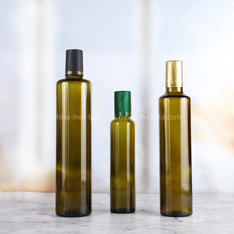 250ml 500ml 750ml Amber Dark Green Glass Olive Oil Bottle