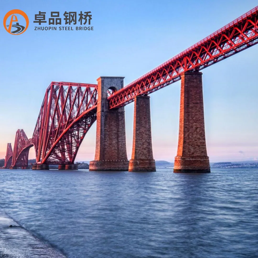 Pre-Engineered Painted Economic Steel Bridge Construction / Steel Bridge