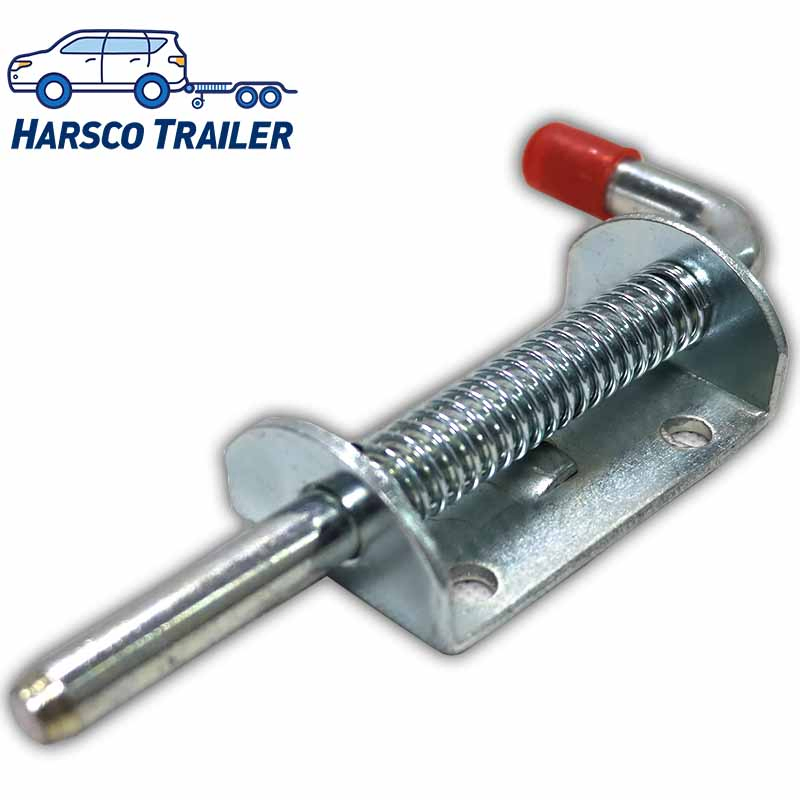 Spring Bolt Z/P 10mmX135mm For Trailer Horsebox Lorry Shed Gate Tailgate