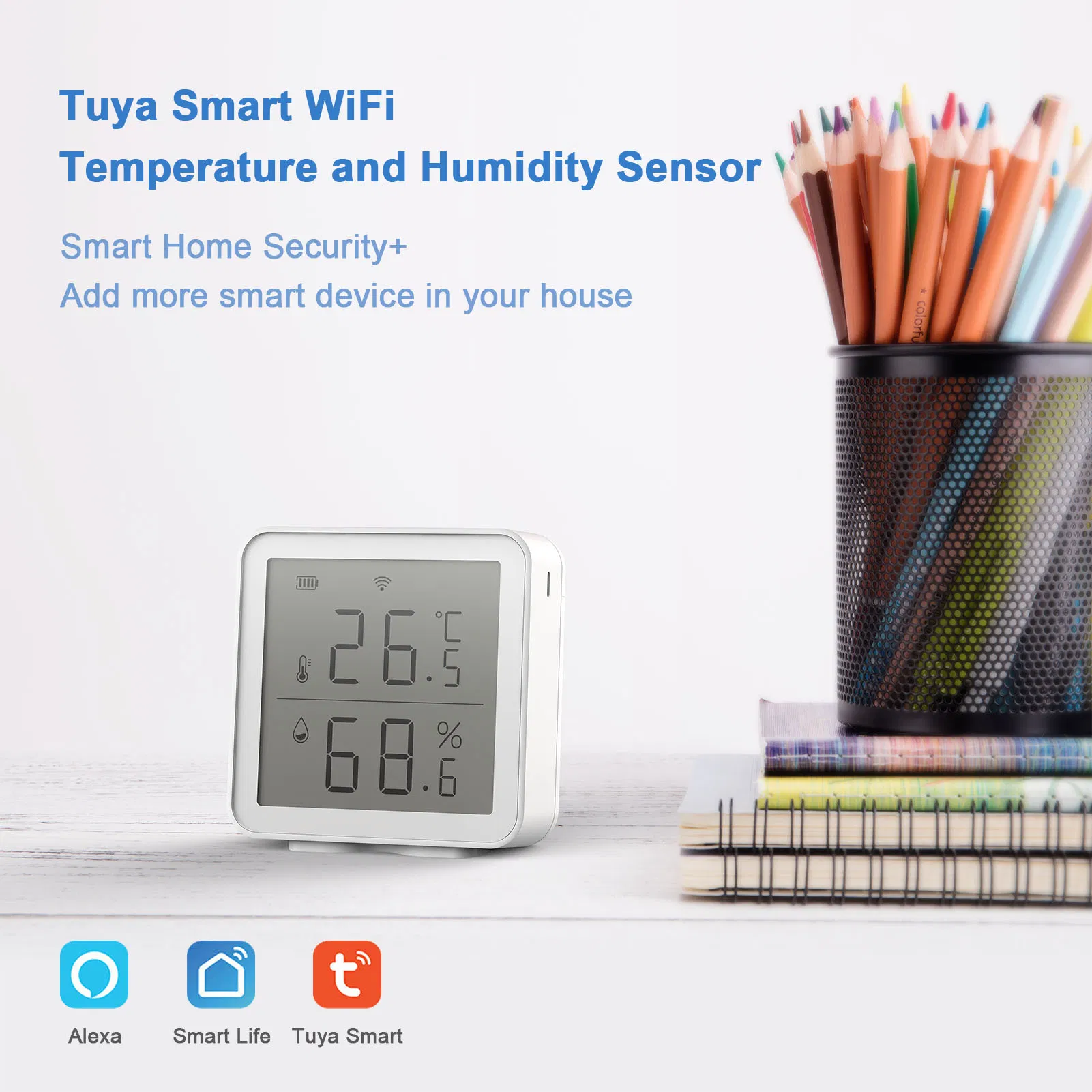 Tuya Smart Home WiFi Humidity Detector Wireless Temperature Detector