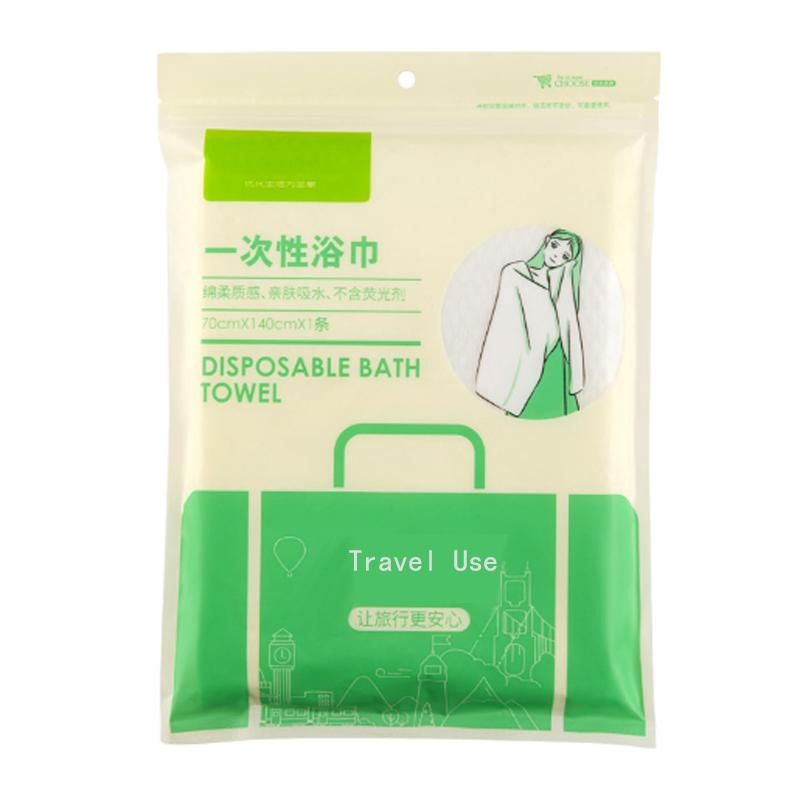 100% Cotton Non Woven Fabric Portable Travel Disposable SPA Salon Hotel Bath Towel