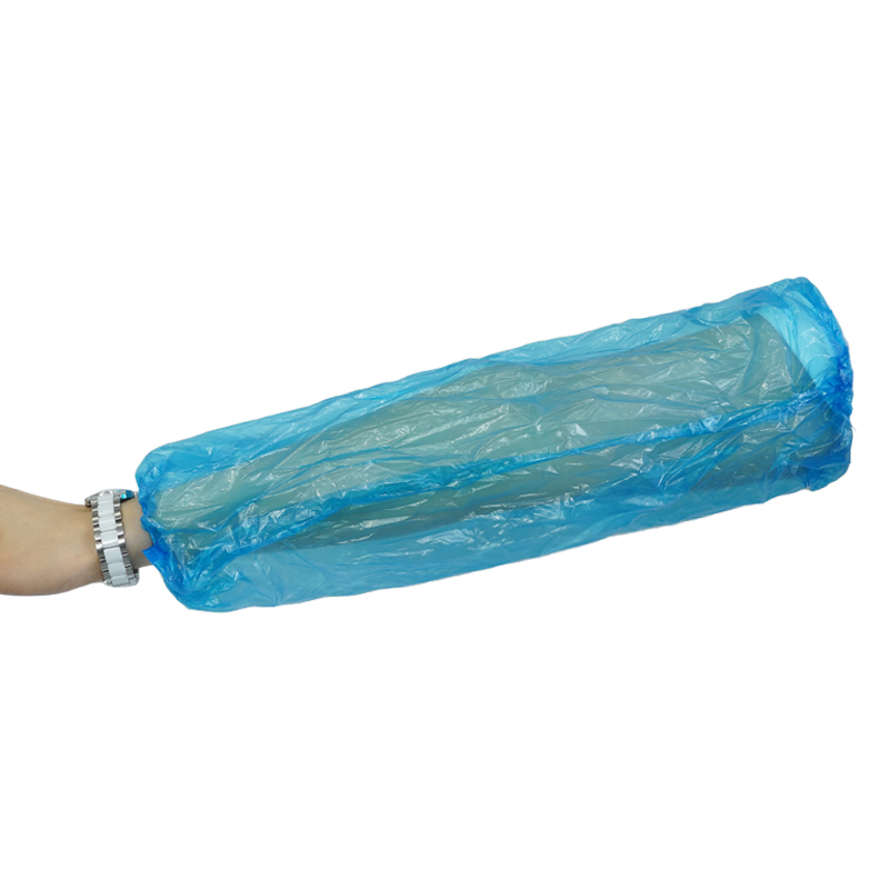 PE/ PP Non Woven Oversleeves Disposable Protective Arm Sleeve Dust Proof Sleeves Protectors with Elastic Cuff