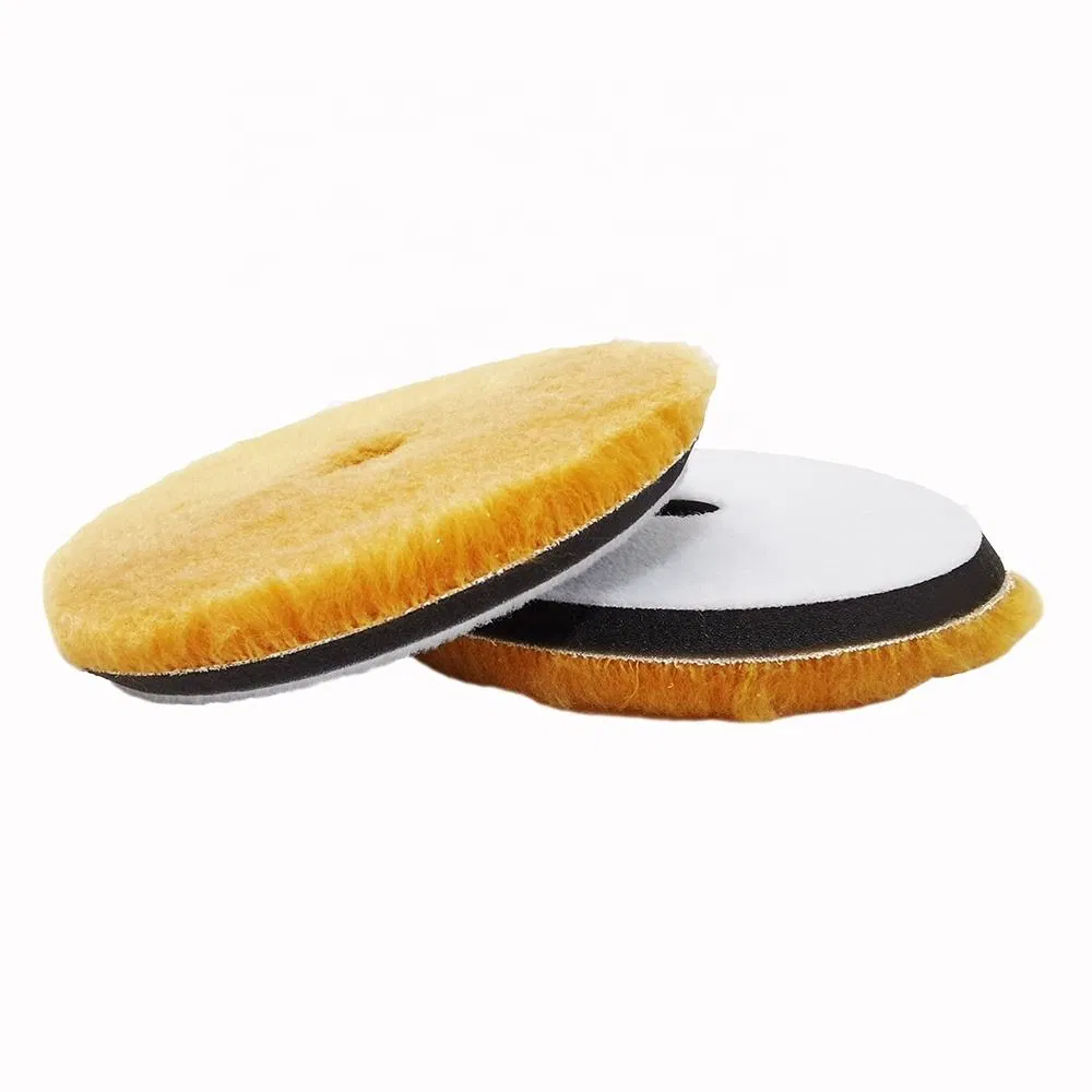 Shineopen Auto Detailing Yellow Polishing Wool Pads for Car Buffing