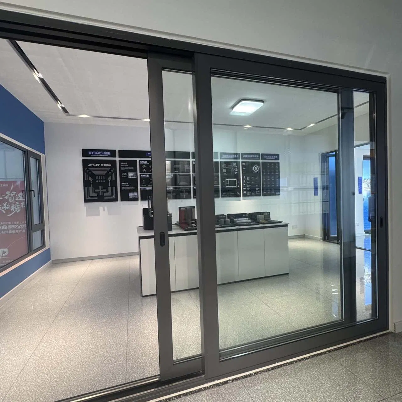 Manufacturer Customized Metal Double Glazed Glass CE Excelent Air Tightness Aluminum Sliding Lift Interior Exterior Security Door