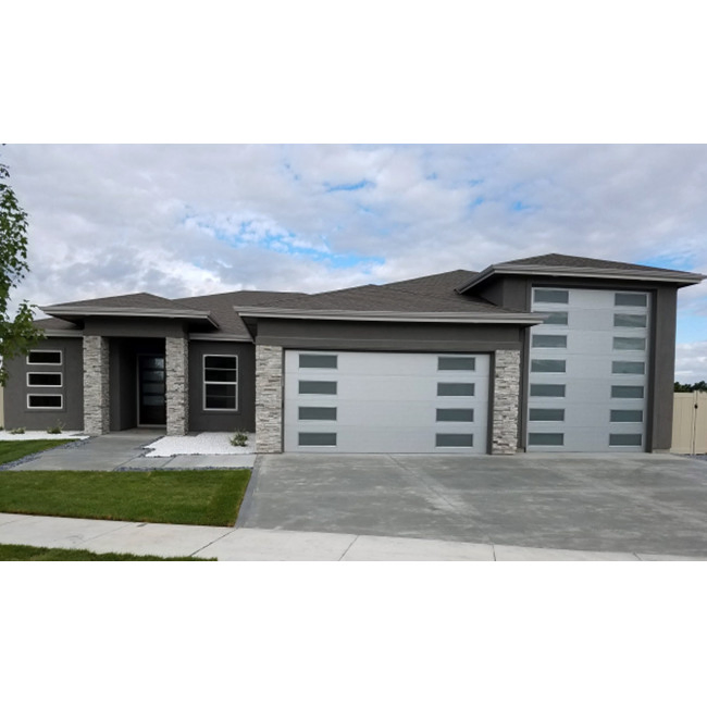 Cbmmart Garage Door with Vent USA Warehouse Glass Garage Door Remote Control Garage Door for Home