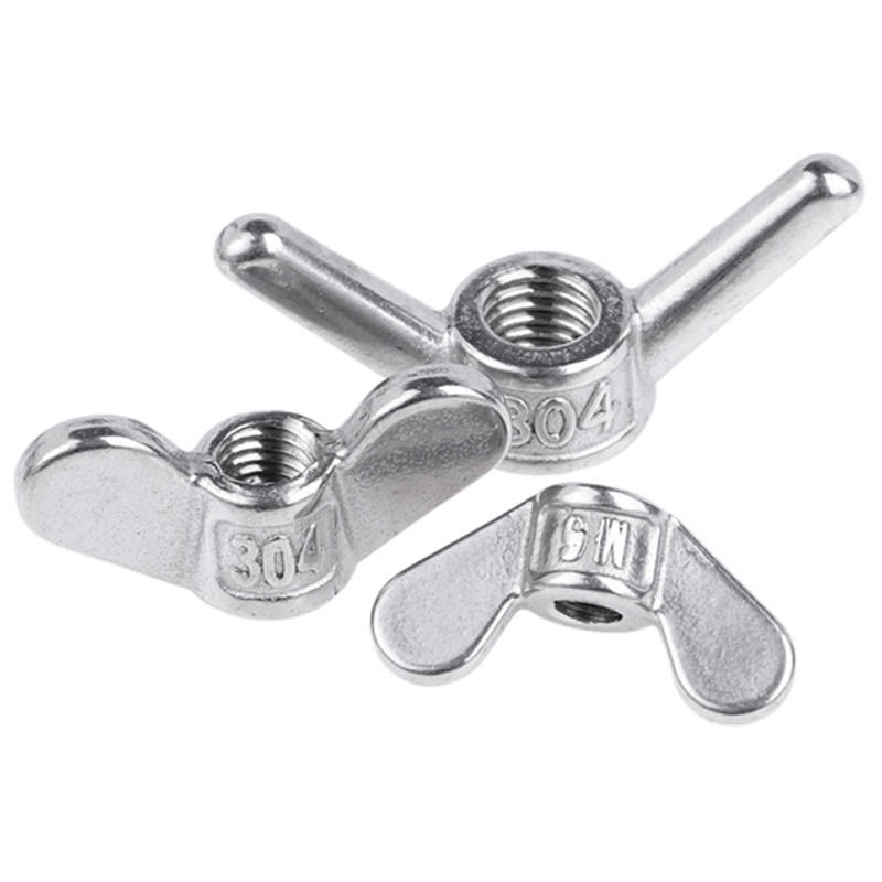 Factory Stock DIN315 Butterfly Wing Nut Stainless Steel Wing Nut
