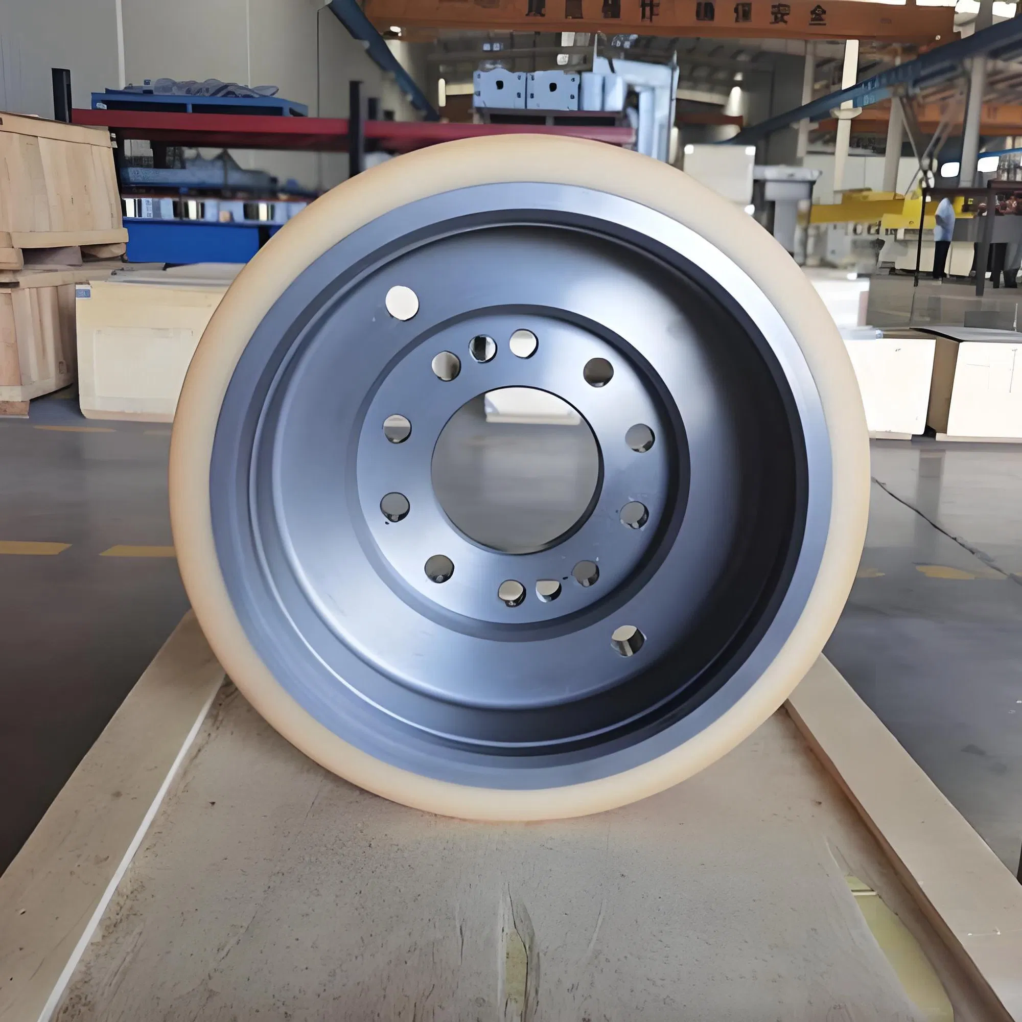 One-Piece Molded PU Drive Wheel - No Debonding Risk for Logistics Sorting Equipment