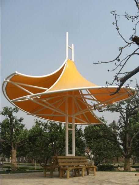 Factory Price PVDF Outdoor Motorcycle Parking Car Parking Shed Canopy Membrane Structure
