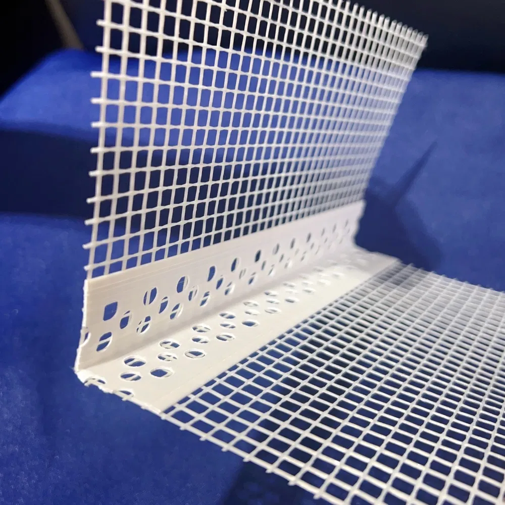PVC Corner Bead with Mesh, PVC Profile, Angle Bead with Fiberglass Mesh