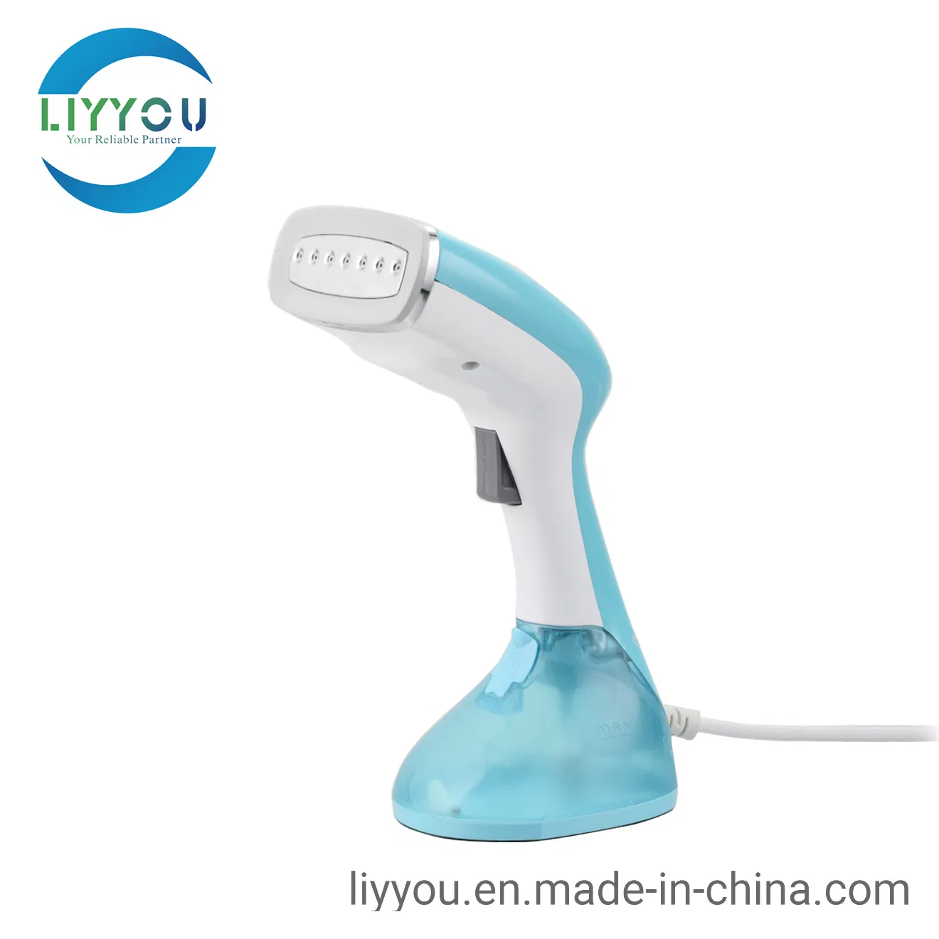 Compact Handheld Garment Steamer with Travel Pouch for Easy Use