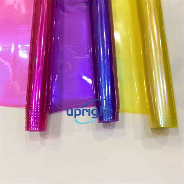 Upright Super Clear Color Matt Glossy Surface High Quality Soft PVC Film for Raincoats and Tent